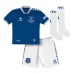 Everton Ashley Young #18 Domáci Detský futbalový dres 2023-24 Krátky Rukáv (+ trenírky)